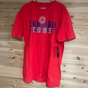 Red Chicago Cubs T Shirt Size 5 E 3 F